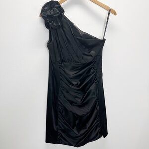 VTG Jessica McClintock for Gunne Sax Satin Cocktail Dress Juniors Sz 11
